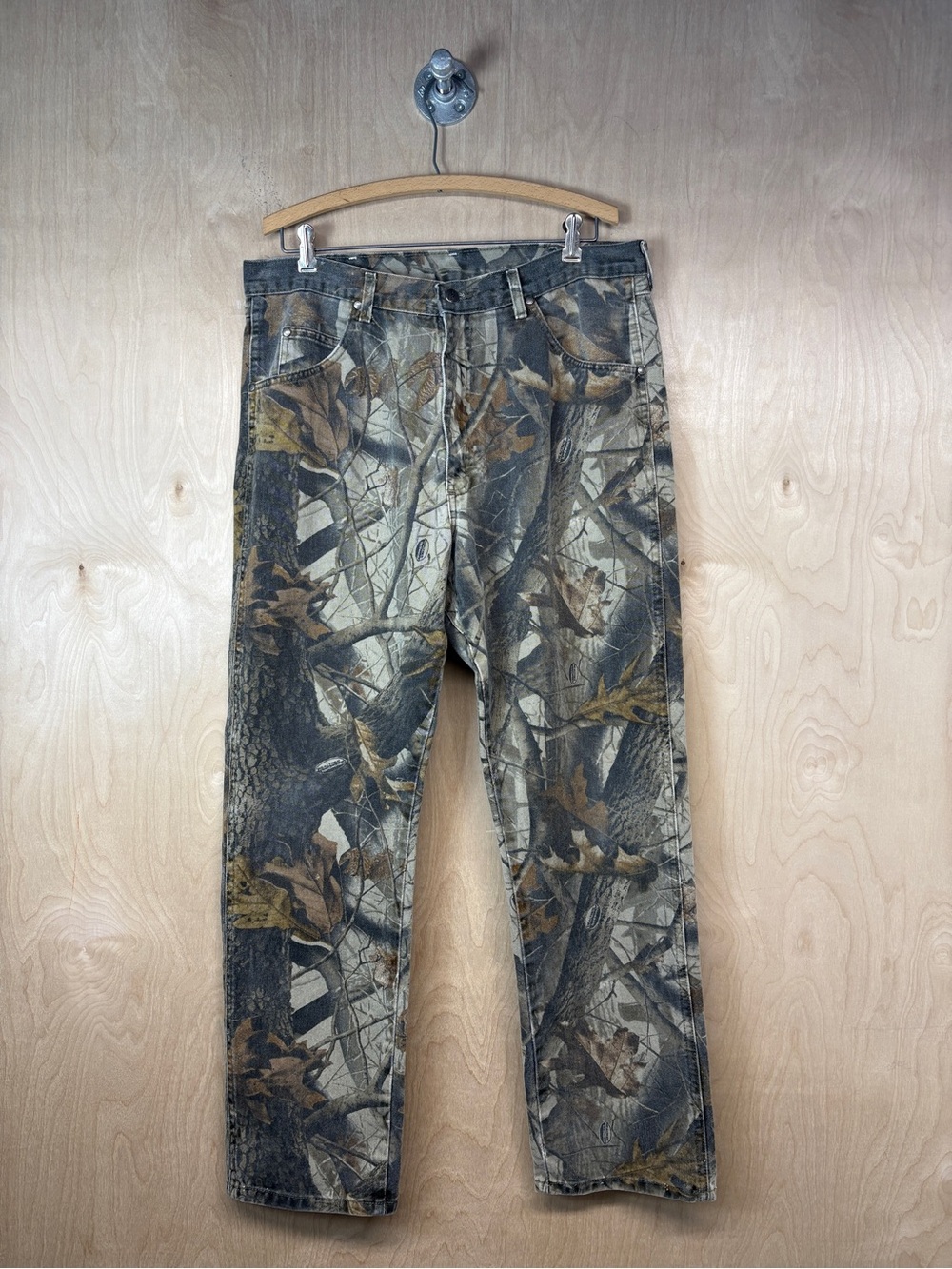Wrangler X Realtree Camouflage Utility Pants - Brown/Green